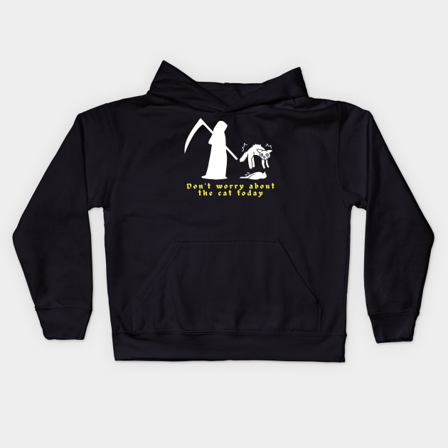 death bird cat Kids Hoodie by sirazgar